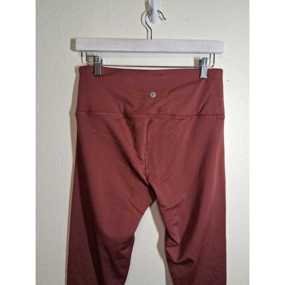 NWOT 90 Degrees by Reflex Leggings Yoga Gym Workout Athletic Copper Size Medium - Picture 5 of 7
